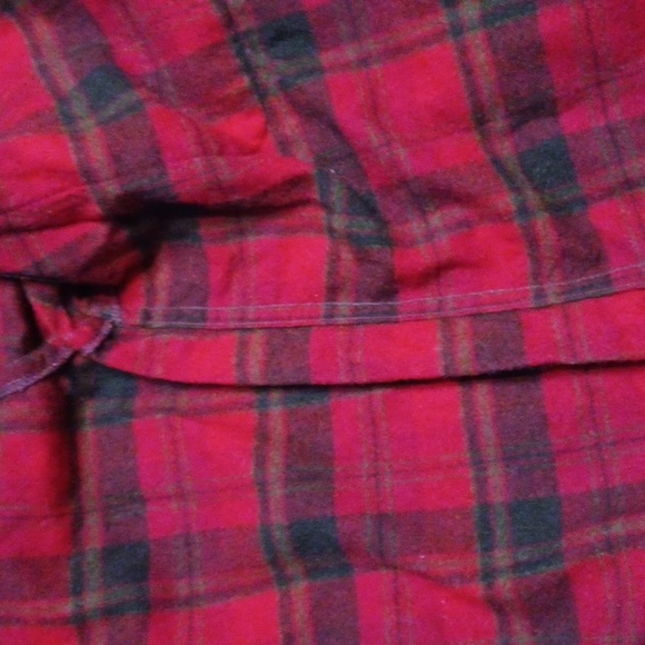 Pendleton Vintage Virgin Wool Men's Board Shirt Red, Green & Black Plaid Size M - Picture 7 of 8